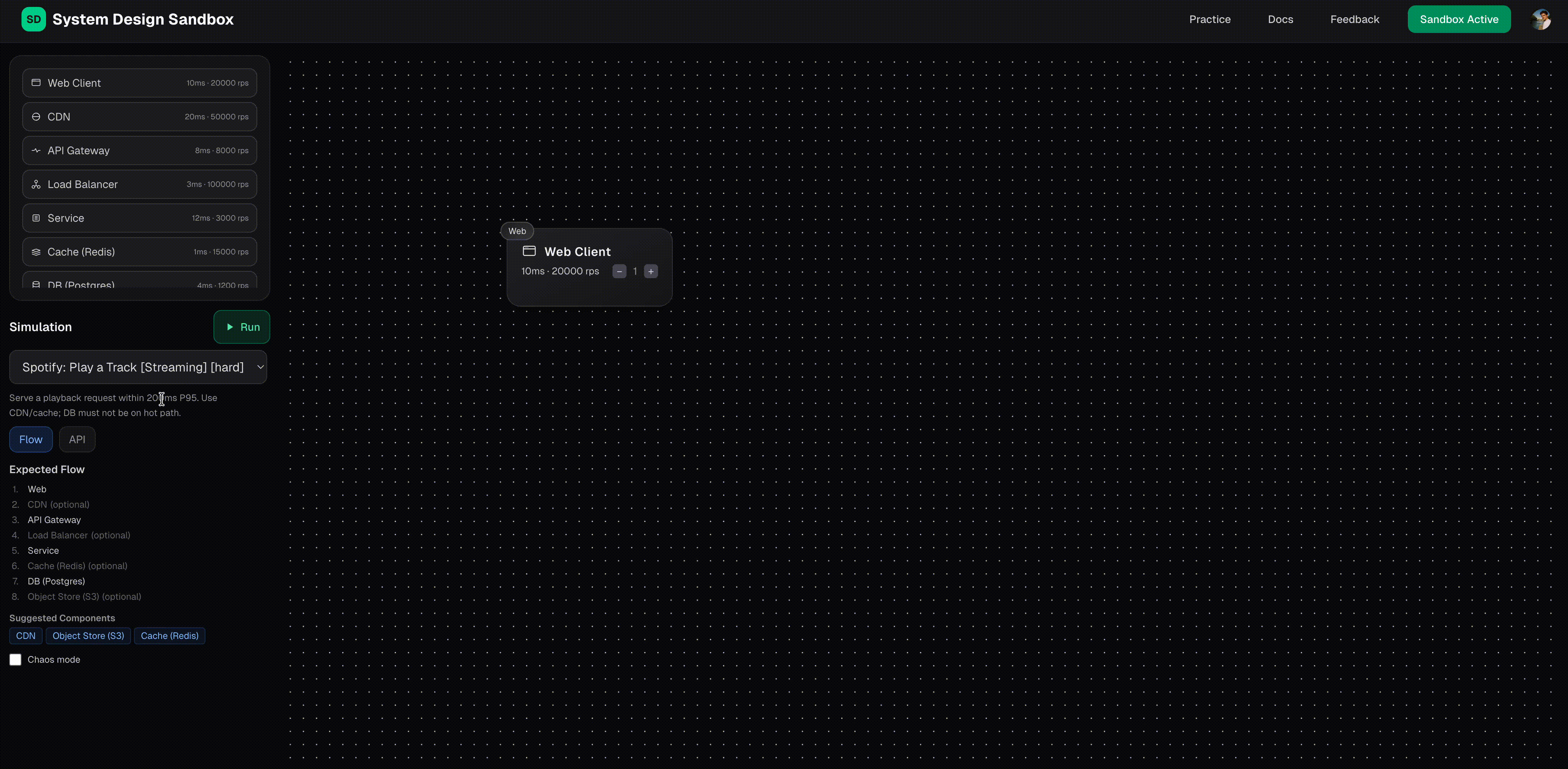 Drag-and-drop interface with visual feedback